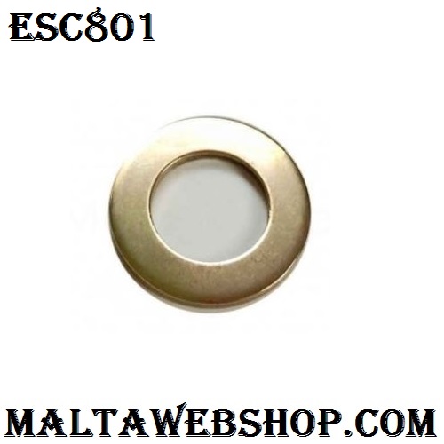 Small plain rosette in brass in Malta