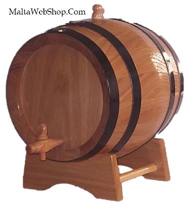 small wine barrel in Malta