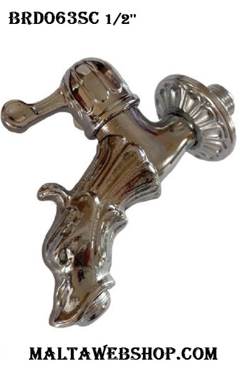 Swan designer tap with a chrome finish in Malta