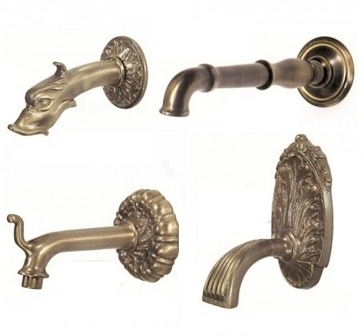 Water fountain spout in bronze finish in Malta