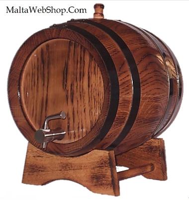small wine barrel in Malta